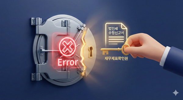 [상담사례] "수정신고 했는데 왜 재무제표는 그대로죠?" 대출 막힌 법인의 긴급 탈출 전략